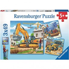 49 pc Ravensburger Puzzle - Construction Vehicles 3x49 pc